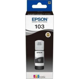 Epson 103 EcoTank Black Ink Bottle Compatible With EcoTank L3110, L5190, L3160, L3156, L3150, L3116, L3111, L1110 | C13T00S14A / C13T00V198