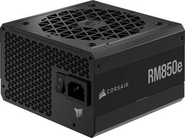 Corsair RMe Series RM850e Fully Modular Low-Noise ATX Power Supply, 80 PLUS Gold Efficiency, 850 Watts Power, 120mm Rifle Bearing Fan, Dual 8-pin EPS12V Connectors, Black | CP-9020249-UK / 263