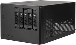 SilverStone CS351 5 Bay SAS-12G / SATA-6G Hot-Swappable NAS Chassis, Support Up to 5 3.5
