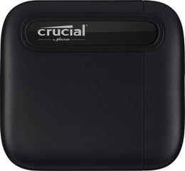 Crucial X6 2TB Portable External SSD, Up to 540MB/s Sequential Read, USB 3.2 Gen-2 (10Gb/s) Interface, Black | CT2000X6SSD9