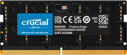 Crucial 32GB DDR5-5600 MHz SODIMM Laptop Memory, CL46 CAS Latency, 46-45-45 Extended Timings, 1.1V Operating Voltage, Unbuffered, 262 Pin, Black | CT32G56C46S5