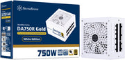 SilverStone DA750R Gold Fully Modular Power Supply, 80 PLUS Gold, 750W ATX 3.0 & PCIe 5.0, Active PFC, Silent 120mm FDB Fan, Japanese Capacitors, White | SST-DA750R-GMA-WWW
