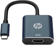 HP DHC-CT202 USB-C 3 1 Male to HDMI Female Adapter, 4K HDMI Razor-Sharp Resolution, Wide Compatibility, Blue DHC-CT202
