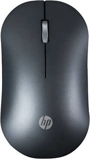 HP DM10 Wireless Bluetooth Mouse, 1600 DPI Resolution, Metal Roller, 2.4Ghz Wireless Dongle, Adonized Aluminum Alloy Shell, Black | DM10