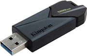 Kingston DataTraveler Exodia Onyx USB Flash Drive, 128GB Storage Capacity, USB 3.2 Gen 1 Compliant, Moving Cap Design, Integrated Key Loop, Black | DTXON/128GB