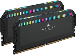 Corsair Dominator Platinum RGB 32GB (2x16GB) DDR5 Desktop Memory, 7200MHz Tested Speed, 34-44-44-96 CAS Latency, Intel XMP 3.0 Profile, DIMM 288 Pin Format, 1.45V Voltage, Black | CMT32GX5M2X7200C34