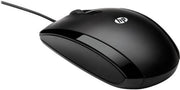 HP X500 Wired USB Mouse, Three Programmable Buttons, Optical Sensor, Scroll Wheel, Windows & Mac Compatible, Black | E5C12AA#UUF