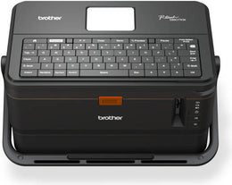 Brother PT-E850TKWLI Label & Tube Printer, Label: 60 mm / sec Tube:40mm/sec Print Speeds, 360 dpi Resolution, LCD Display, QWERTY Keyboard, Wireless & USB Connectivity, Black | PT-E850TKWLI