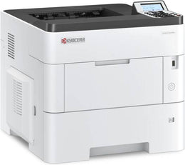 KYOCERA ECOSYS PA6000x Monochrome Laser Printer, 62 ppm, 600x600 dpi / Up to Fine 1200 dpi, 600 Sheet Tray, 512 MB Memory, Duplex, 5 Line LCD, Hard Key Panel, Gigabit Ethernet, USB, White | PA6000x