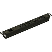 APC 1U Rack Easy PDU, 8AC Outlets, IEC 60320 C20 Plug Standard, 2.50m Cable Length, 208 / 230V Output Voltage, Black | EPDU1016B