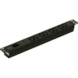 APC 1U Rack Easy PDU, 8AC Outlets, IEC 60320 C20 Plug Standard, 2.50m Cable Length, 208 / 230V Output Voltage, Black | EPDU1016B