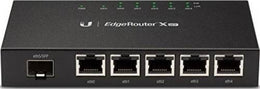 Ubiquiti Networks ER-X-SFP EdgeRouter, Centralized Management, Powerful Omnidirectional Coverage, 5 x Gigabit Ethernet Data/PoE Outputs, Passive PoE Method, Wall-Mount Compatible, Black | ER-X-SFP