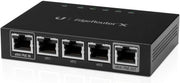 Ubiquiti EdgeRouter X Advanced Gigabit Ethernet Routers, 256MB Storage, 5 Gigabit, RJ45 ports, 5W Max. Power Consumption | ER-X