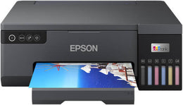 EPSON EcoTank L8050 High Volume 6 Colour A4 Photo Printer, Print 10x15cm Borderless Photos, 5.760 x 1.440 DPI Resolution, 22 ppm Print Speed, Black | C11CK37405
