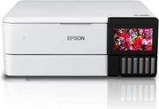 Epson EcoTank L8160 3 in 1 A4 Photo Printer, with 6 Colour Claria ET Ink, Up to 16ppm Print Speed, 5760x1440 DPI Resolution, Double-sided Printing, Wi-Fi, Ethernet & AirPrint, USB Host, White | L8160