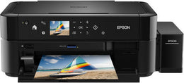 Epson EcoTank L850 6 Colour Photo Printer with Epson's Integrated Ink Tank System, Print / Scan / Copy, 5760 x 1440 DPI Resolutions, 5 ppm Monochrome, 4.8 ppm Color Print Speed, Black | C11CE31404