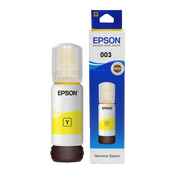 Epson Ink 003 Yellow 65ml | Genuine Epson EcoTank Ink Bottle | Bright & Vivid Color Printing