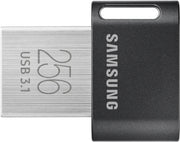 Samsung FIT Plus USB 3.1 Flash Drive, 256GB Storage Capacity, Up to 400MB/s Read Speed, USB 3.1 Gen 1 Interface, Shock, Magnet & X-Ray Proof, Water-Resistant & Temperature Proof, Gray | MUF-256AB/APC
