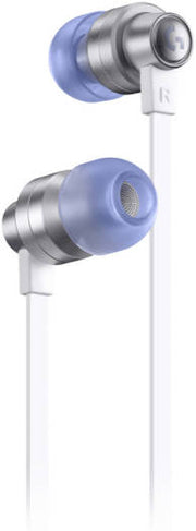 Logitech G333 In Ear Gaming Earphone, In Line Mic and Controls, Gaming Grade Dual Drivers, Durable Aluminum Housing, Adaptive Comfort, White / Purple | 981-000930
