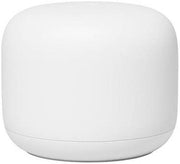 Google Nest WiFi Router, Dual-Band Mesh Network Up to 2200 Sq ft, 5 GHz Frequency, 1200Mbps Transfer Speed, Cat6 Port, Single Pack, Snow | GA00595