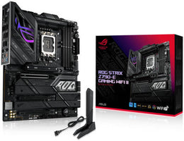 ASUS ROG STRIX Z790-E GAMING WIFI II LGA 1700 ATX Motherboard, Intel Z790 Chipset, 4x DDR5 DIMM &192GB Max, Wi-Fi 7 / BT v5.4 / 2.5Gb Eth PCIe 5.0, 5 x M.2, USB Type-C /A, HDMI / DP | 90MB1FC0-M0EAY0