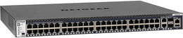 NETGEAR M4300-52G 1G/10G Managed Switch, SFP+, 176 Gb/s Switching, 2x 10G ETH Ports, 150W PSU, Rackmount | GSM4352S-100NES
