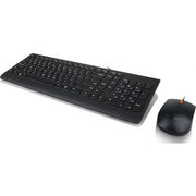 Lenovo 300 USB Combo Keyboard and Mouse, 1600 Dpi Resolution, 2.5 Zone English Arabic Keyboard Layout, Black | GX30M39607