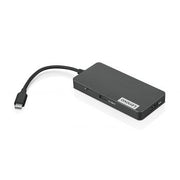Lenovo USB-C 7-in-1 Hub, with USB-C Laptop Charging Port, USB 3.1, USB 2.0, HDMI, TF Card Reader, SD Card Reader, Iron Grey | GX90T77924