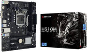 Biostar H510MHP 2.0 Ver. 6.0 LGA 1200 Micro ATX Intel Motherboard, Intel H510 Chipset, 2x DDR4 DIMM / 64GB Max, 1x PCIe M.2, 1x PCIe 3.0 x16, 4x SATA III Connector, Intel I219V LAN | H510MHP 2.0