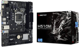 Biostar H510MHP 2.0 Ver. 6.0 LGA 1200 Micro ATX Intel Motherboard, Intel H510 Chipset, 2x DDR4 DIMM / 64GB Max, 1x PCIe M.2, 1x PCIe 3.0 x16, 4x SATA III Connector, Intel I219V LAN | H510MHP 2.0