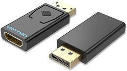 Vention DP to HDMI Adapter, 1080P 60Hz, Protect Computer Interface, Small and Portable, Black | HBMB0