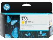 HP 738 130-ml Yellow DesignJet Ink Cartridge