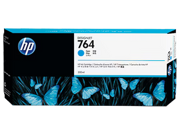 HP 764 300-ml Cyan DesignJet Ink Cartridge