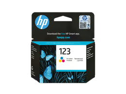 HP 123 Tri-color Original Ink Cartridge