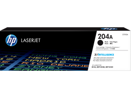 HP 204A Black Original LaserJet Toner Cartridge, CF510A