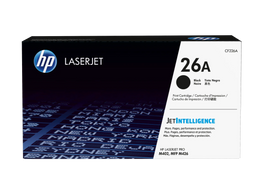 HP 26A Black Original LaserJet Toner Cartridge, CF226A