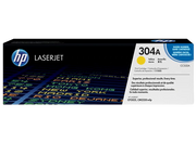 HP 304A Yellow Original LaserJet Toner Cartridge, CC532A