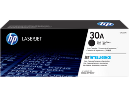 HP 30A Black Original LaserJet Toner Cartridge, CF230A