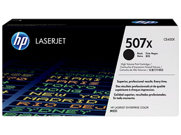 HP 507X High Yield Black Original LaserJet Toner Cartridge, CE400X
