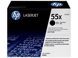 HP 55X High Yield Black Original LaserJet Toner Cartridge, CE255X