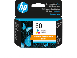 HP 60 Tri-color Original Ink Cartridge, CC643WN#140