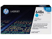 HP 648A Cyan Original LaserJet Toner Cartridge, CE261A