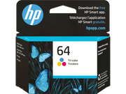 HP 64 Tri-color Original Ink Cartridge