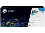 HP 650A Cyan Original LaserJet Toner Cartridge (CE271A)
