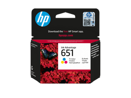 HP 651 Tri-color Original Ink  Cartridge