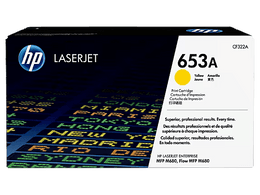 HP 653A Yellow Original LaserJet Toner Cartridge, CF322A