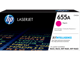 HP 655A Magenta Original LaserJet Toner Cartridge, CF453A