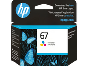 HP 67 Tri-color Original Ink Cartridge