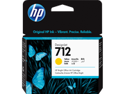 HP 712 29ml Yellow DesignJet Ink Cartridge, 3ED69A
