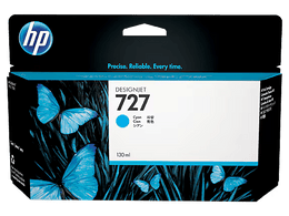 HP 727 130-ml Cyan DesignJet Ink Cartridge